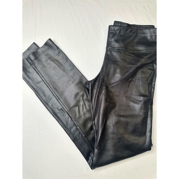 Hale Bob faux suede soft black leggings, size M - Picture 7 of 8